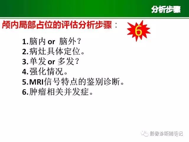 【PPT】颅内占位的分析步骤