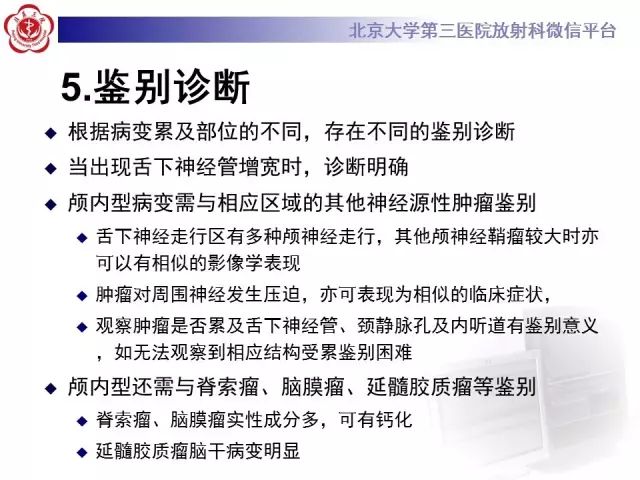 【病例】舌下神经鞘瘤2例MR影像表现