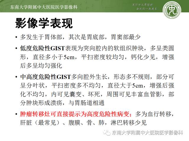 【病例】胃间质瘤1例CT影像表现