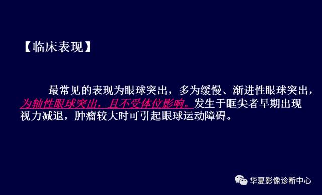 【PPT】常见眼眶内肿瘤的影像诊断分析