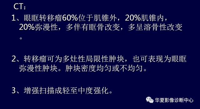 【PPT】常见眼眶内肿瘤的影像诊断分析