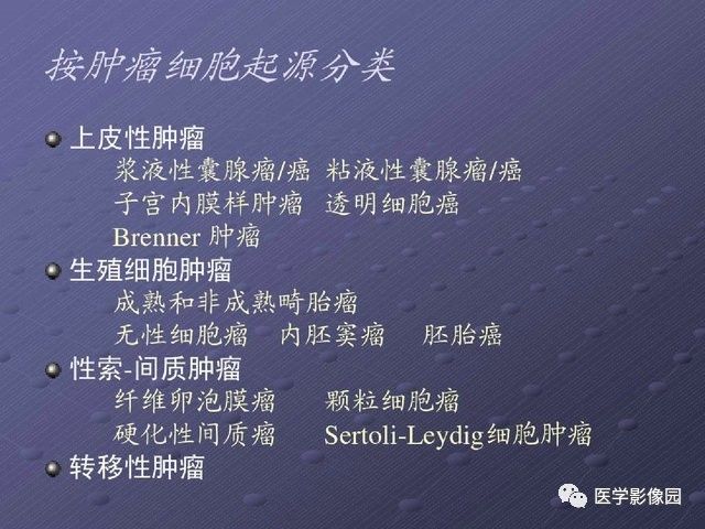 【PPT】卵巢肿瘤CT影像诊断