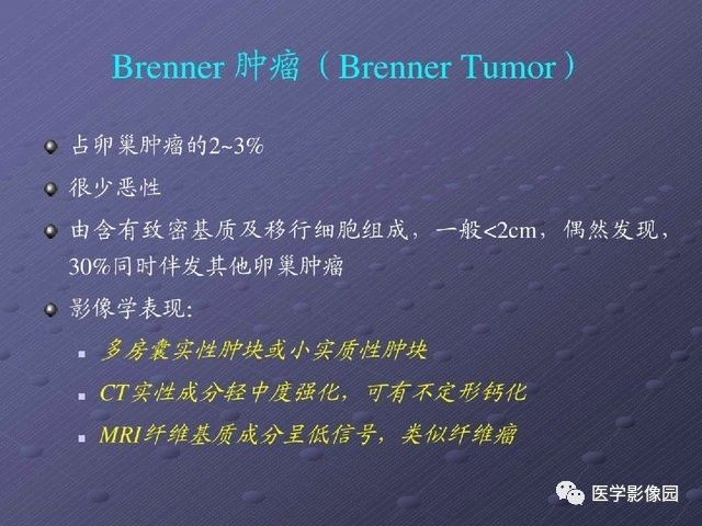 【PPT】卵巢肿瘤CT影像诊断