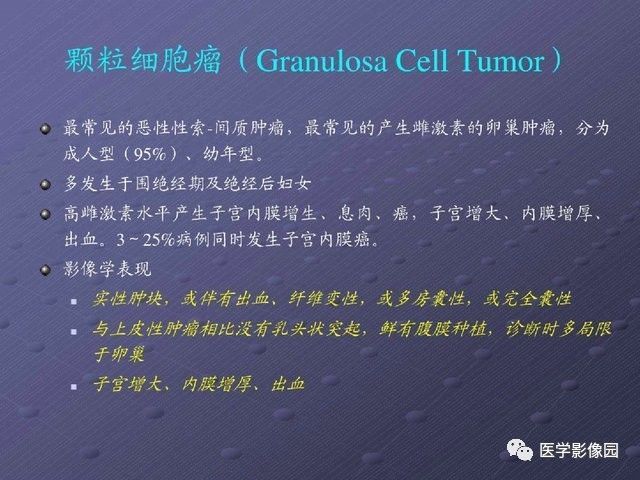 【PPT】卵巢肿瘤CT影像诊断