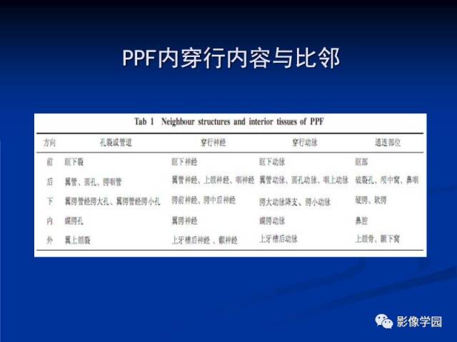 【PPT】翼腭窝PPF的解剖及影像学评价