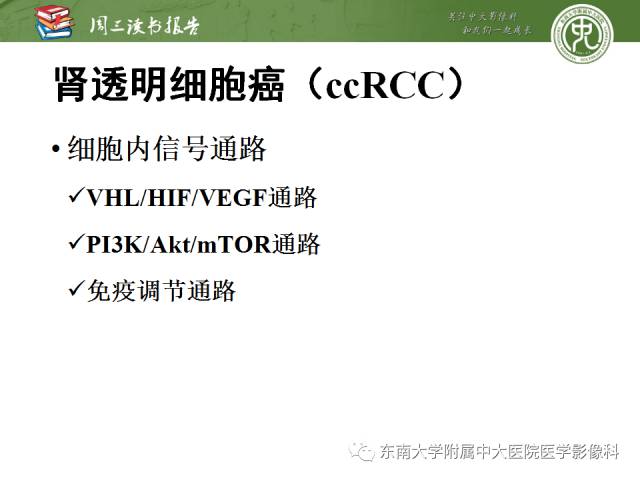 【PPT】晚期肾细胞癌：影像医生在精准医学时代中的作用