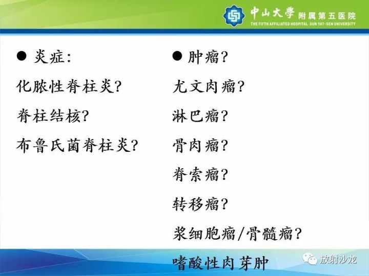 【病例】骶骨结核1例X线CT及MR