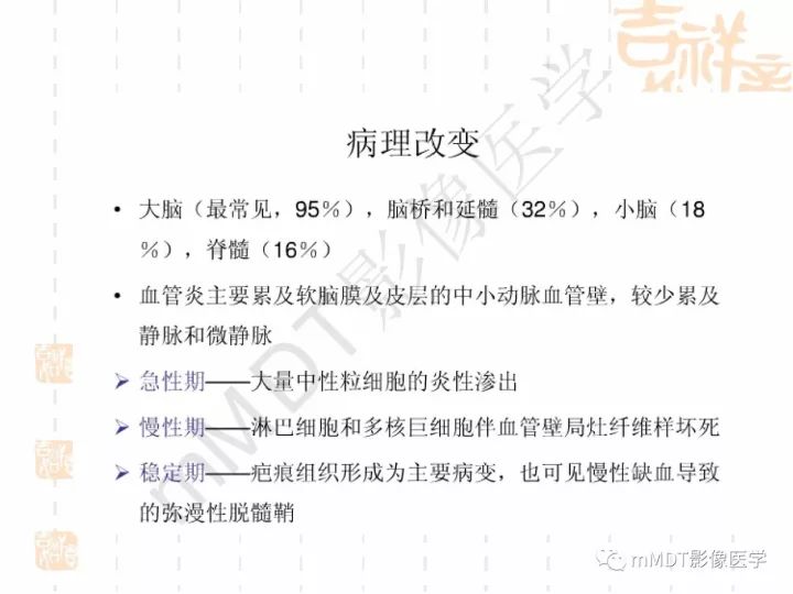【PPT】中枢神经系统血管炎(CNSV)的表现与特征