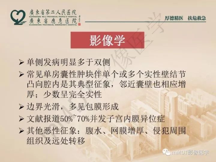 【PPT】卵巢肿瘤读片