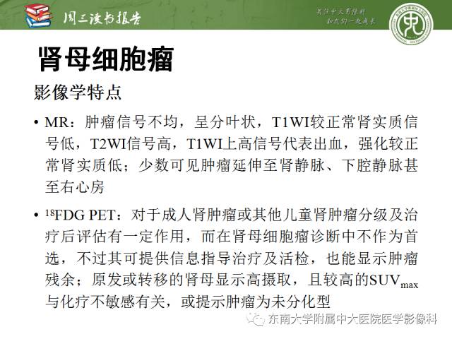 【PPT】儿童肾肿瘤：影像-病理相关性第一部分(0 ~ 10岁)