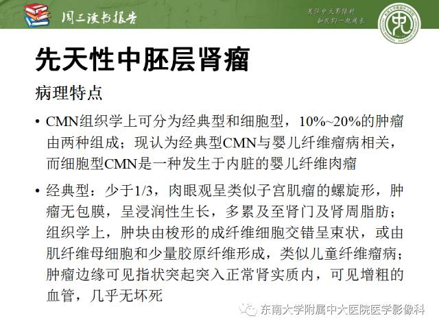 【PPT】儿童肾肿瘤：影像-病理相关性第一部分(0 ~ 10岁)