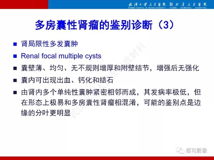 【PPT】多房囊性肾瘤影像诊断