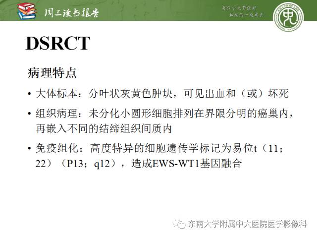 【PPT】儿童肾肿瘤：影像-病理相关性第二部分（10 ~ 20岁）
