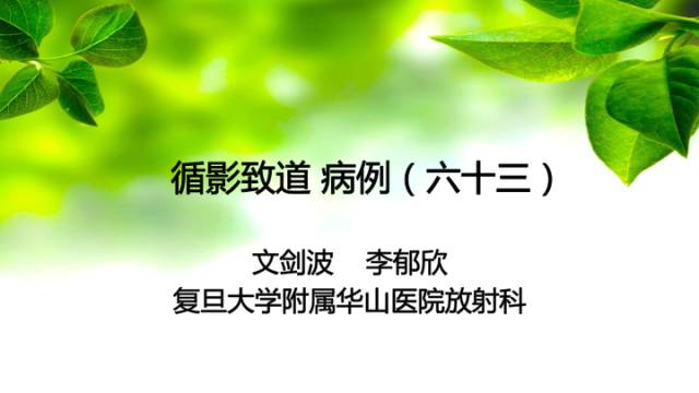 【病例】颞骨骨巨细胞瘤1例CT及MR影像诊断分析