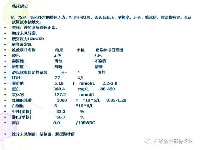 【病例】易误诊为多发性硬化的脑囊虫病1例CT及MR