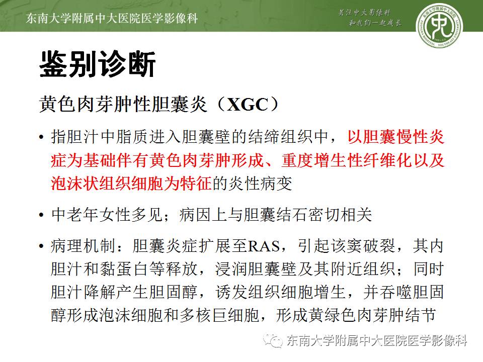 【病例】胆囊腺肌症1例CT及MR影像表现