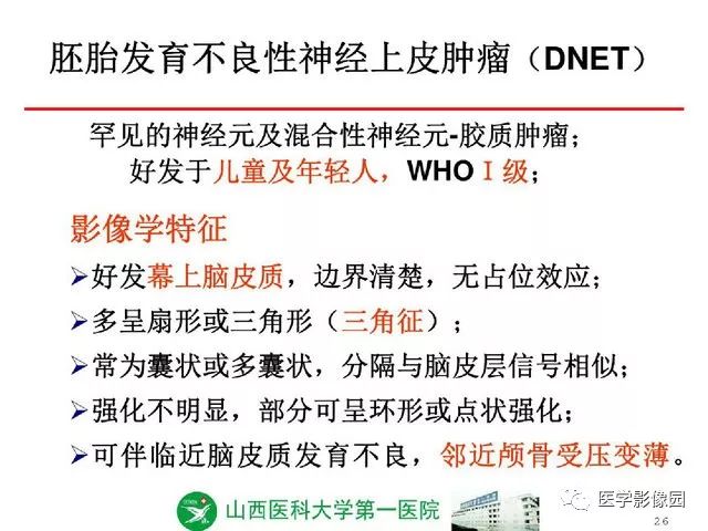 【PPT】颅内少见囊性肿瘤性病变影像诊断