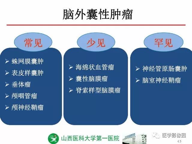 【PPT】颅内少见囊性肿瘤性病变影像诊断