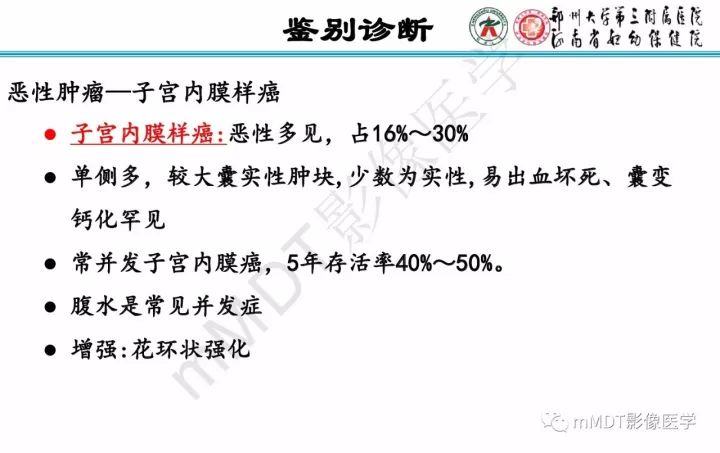 【PPT】卵巢肿瘤的影像诊断思路