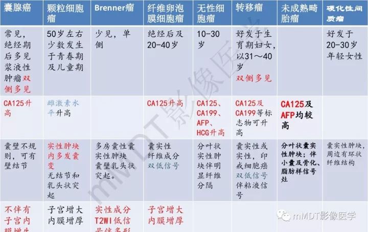 【PPT】卵巢肿瘤的影像诊断思路