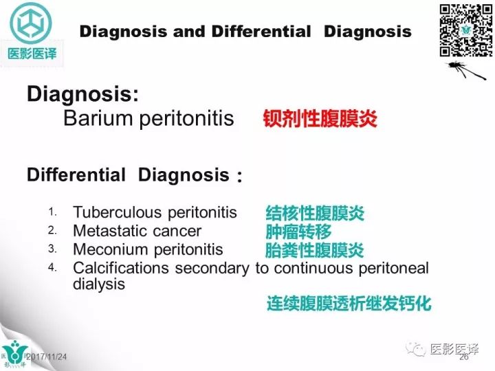 【病例】钡剂性腹膜炎1例X线CT