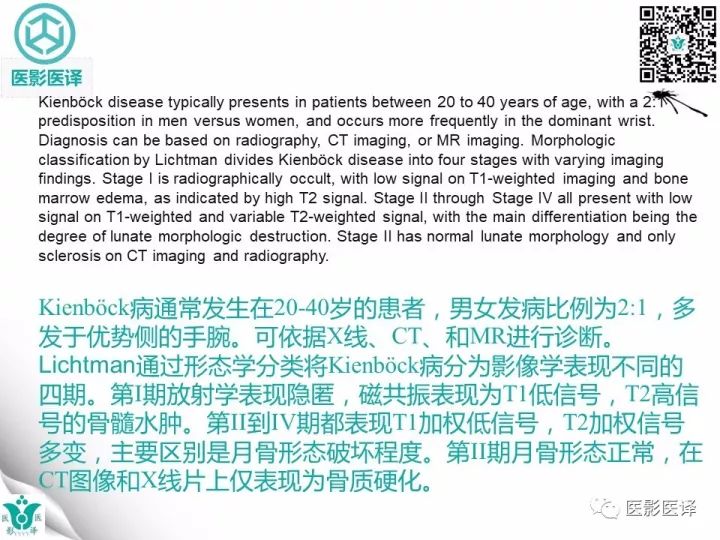 【病例】月骨缺血性坏死1例X线MR