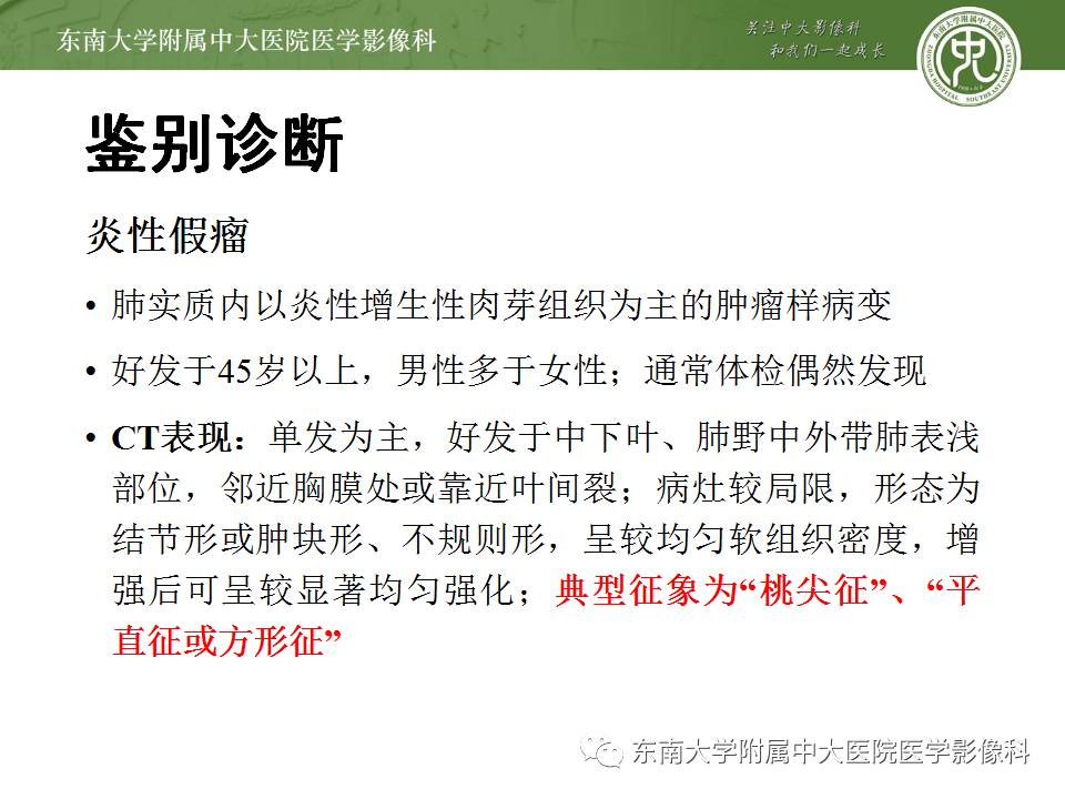 【病例】成人肺母细胞瘤1例CT影像表现