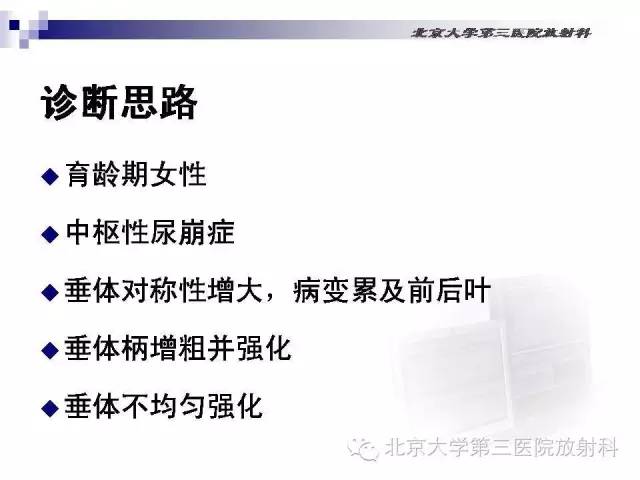 【病例】淋巴细胞性垂体炎1例MR影像表现