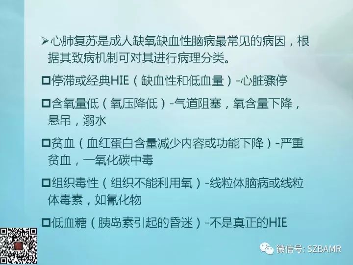 【PPT】非新生儿缺氧缺血性脑病的病理生理学改变及CT和MRI表现