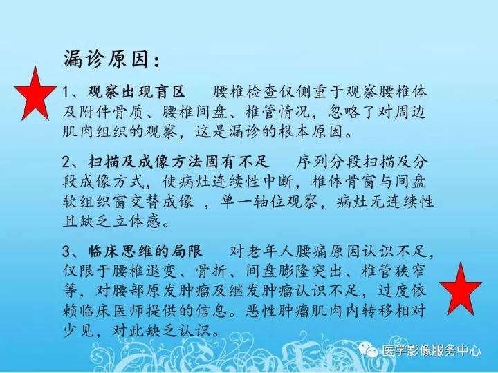 【PPT】一例漏诊腰部CT病例(转移瘤)的启示