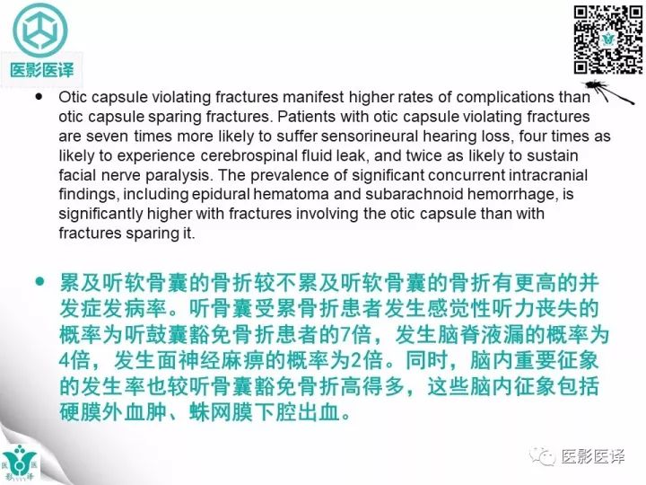 【病例】累及听软骨囊的颞骨骨折1例CT