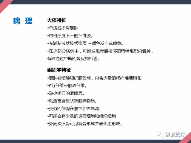 【PPT】骨肿瘤样病变——从病理到影像