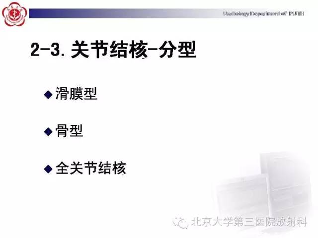 【病例】骨关节结核1例X线CT及MR一例影像表现