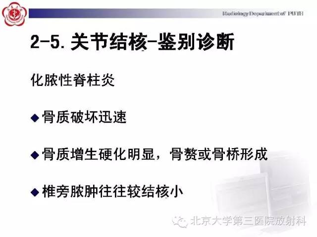 【病例】骨关节结核1例X线CT及MR一例影像表现