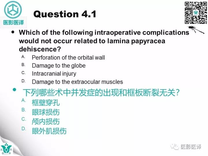 【病例】眶板断裂1例CT影像表现