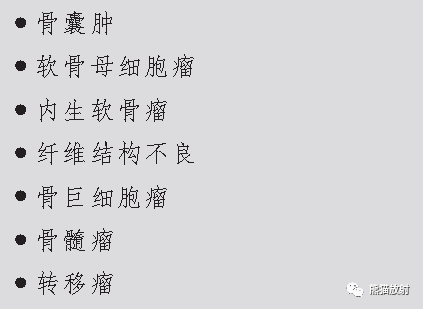 如何评估骨病变——骨破坏的形式和病变的边缘 如何评估骨病变——骨破坏的形式和病变的边缘