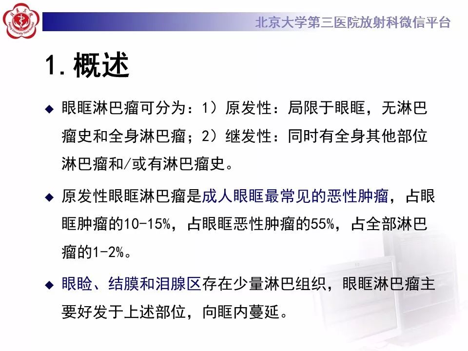 【病例】眼眶淋巴瘤1例CT影像表现