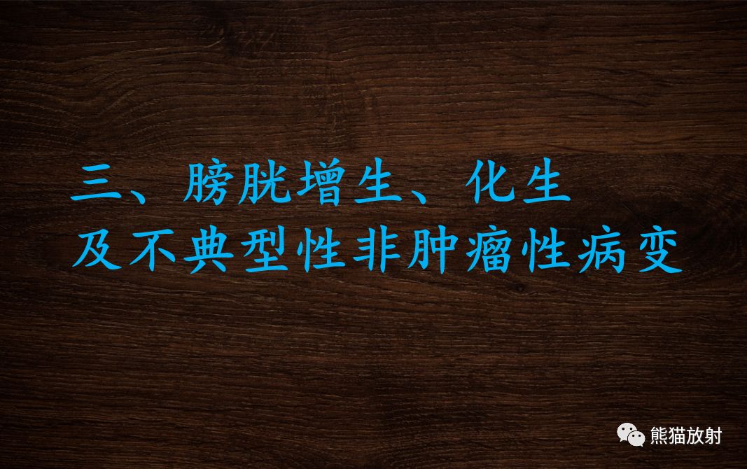 【PPT】膀胱疾病的影像学诊断