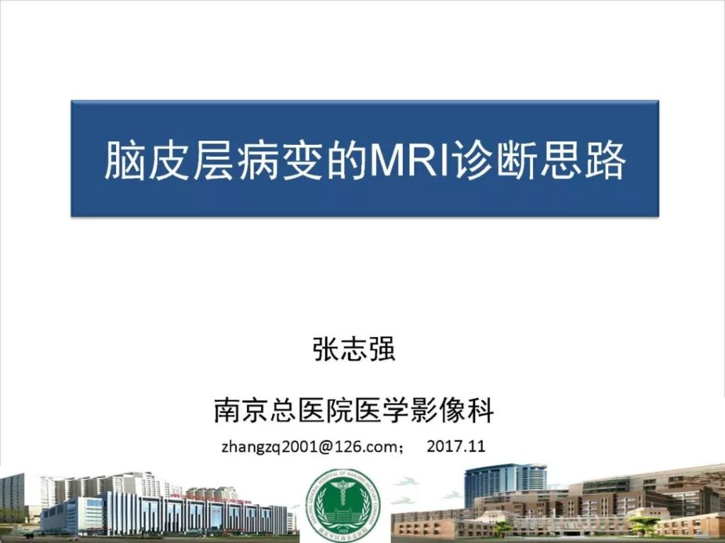 【PPT】脑皮层病变MRI诊断思路