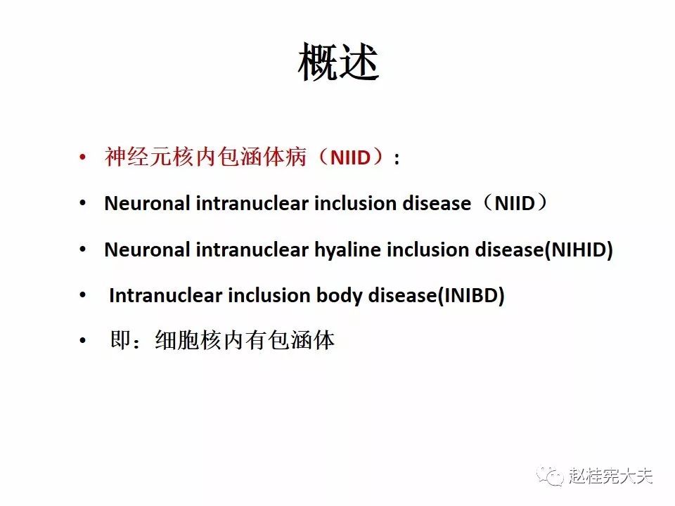 【PPT】神经元核内包涵体病（NIID）
