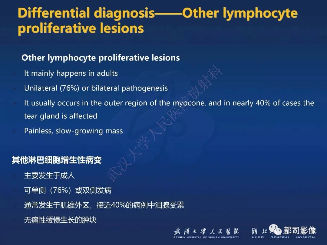 【PPT】眼眶黏膜相关淋巴组织淋巴瘤影像诊断