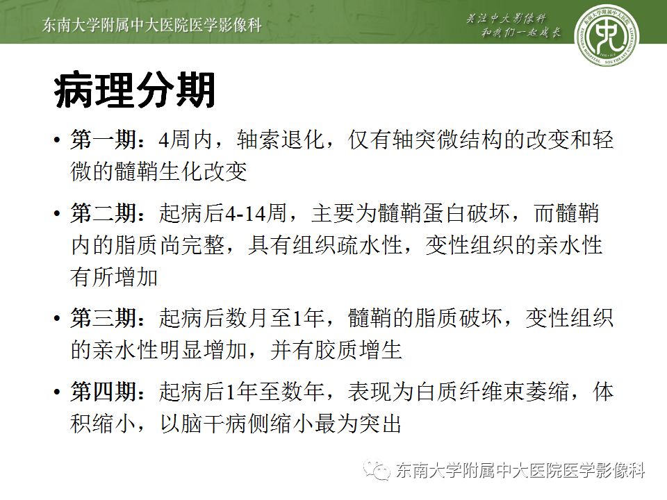 【病例】华勒氏变性1例CT及MR影像诊断