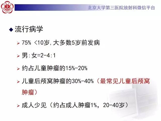 【病例】髓母细胞瘤1例CT及MR影像诊断
