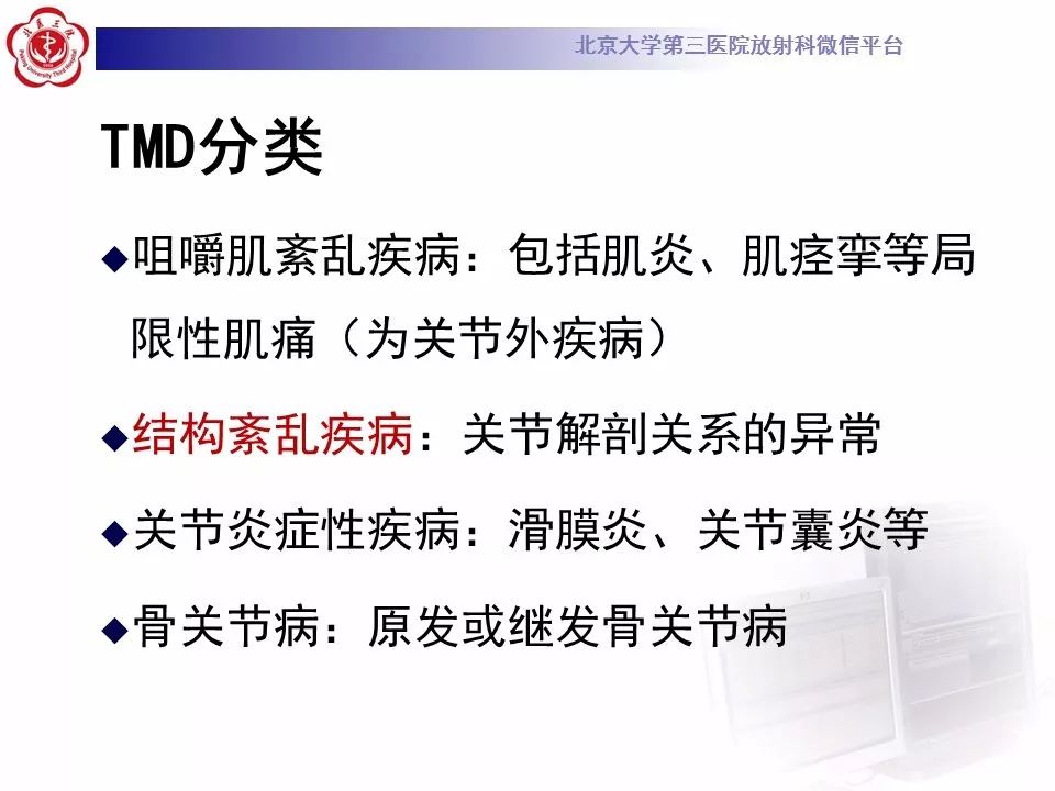 【病例】颞下颌关节紊乱病1例MR影像诊断