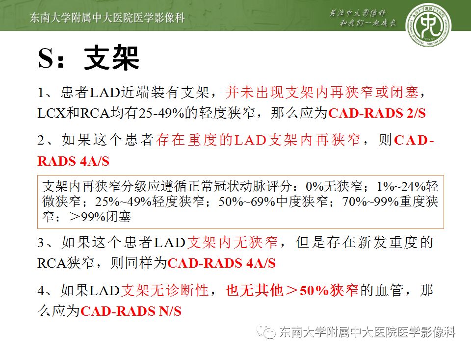 【病例】冠脉CTA一例—冠脉疾病报告和数据系统
