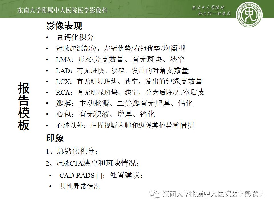 【病例】冠脉CTA一例—冠脉疾病报告和数据系统