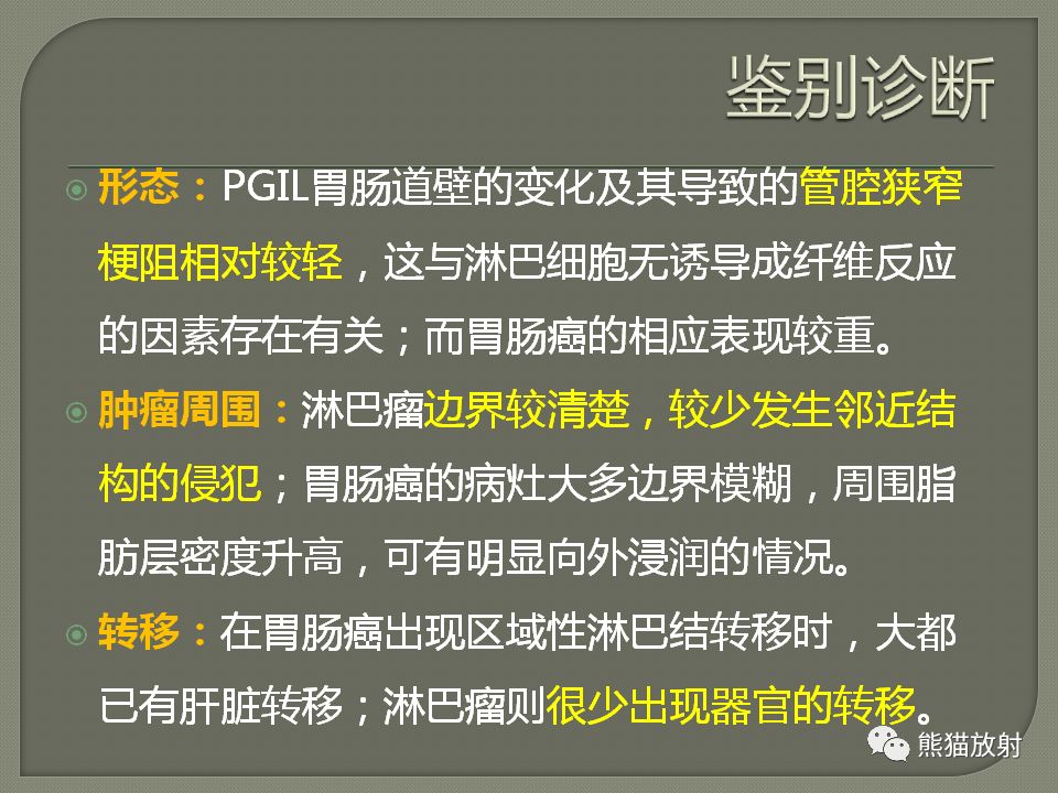 【PPT】原发性胃肠道淋巴瘤的影像诊断及鉴别诊断