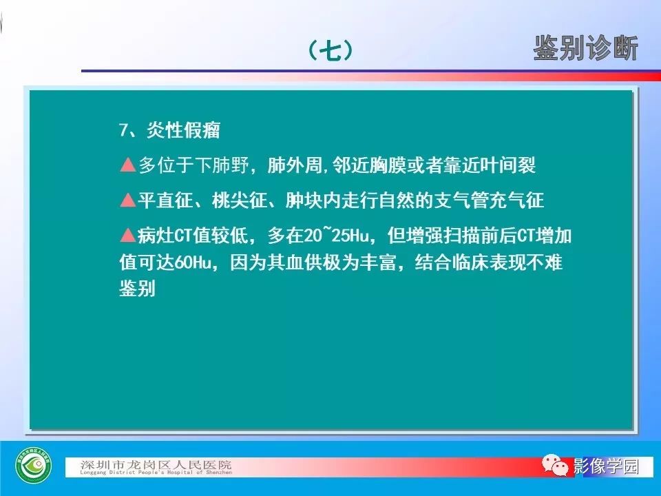 【PPT】小细胞肺癌的CT诊断和鉴别诊断