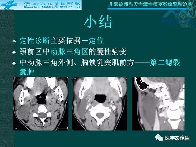 【PPT】儿童颈部先天性囊性病变影像鉴别诊断