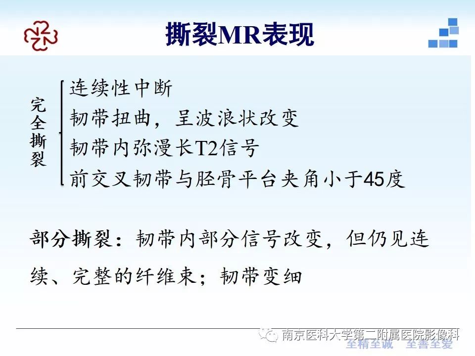 【PPT】膝关节运动损伤的MR表现
